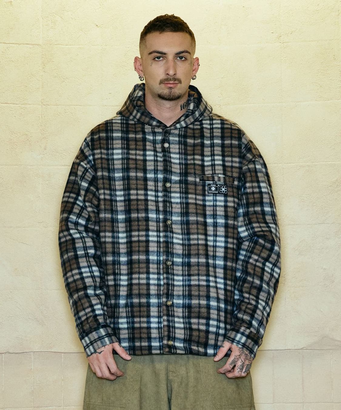 OPUS0012 PADDED 후드 셔츠 상품이미지1