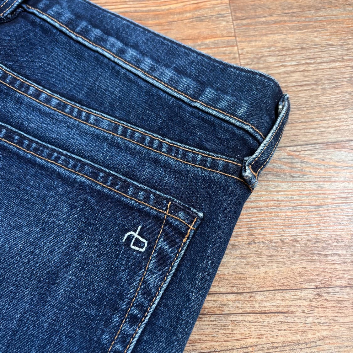 랙앤본 28 청바지 스판 데님 미국 수입 정품 버튼 플라이  상품이미지6
