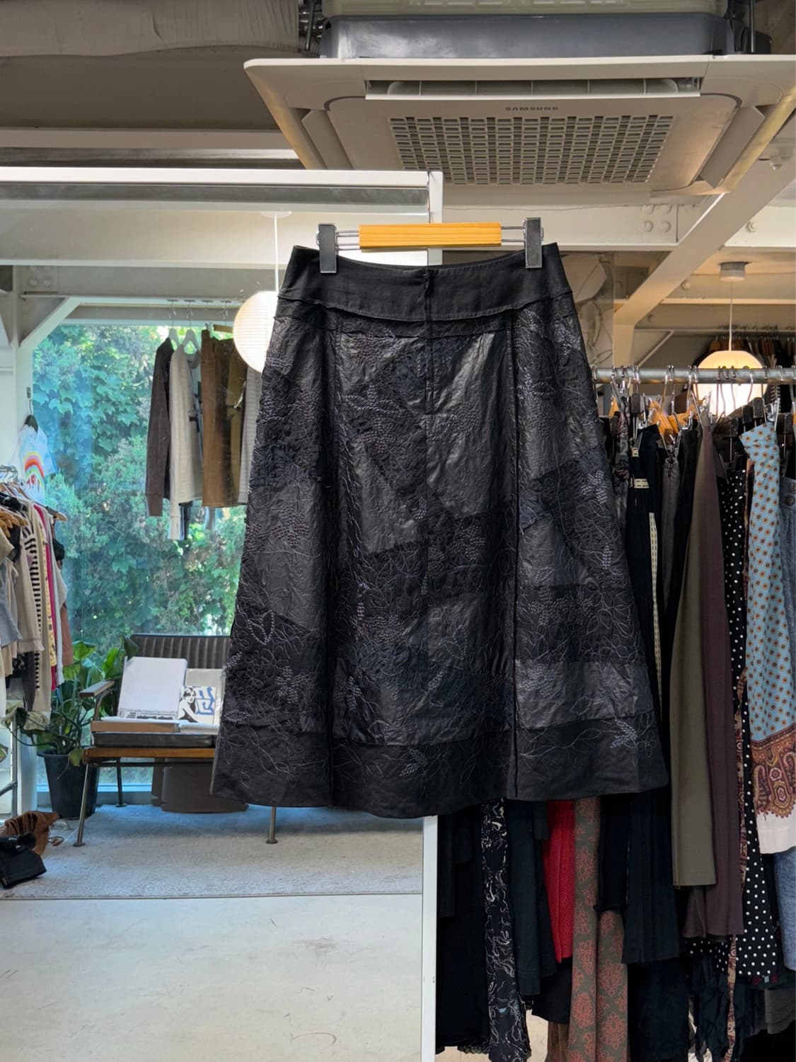 Gabardine kt 자수 스커트 상품이미지2