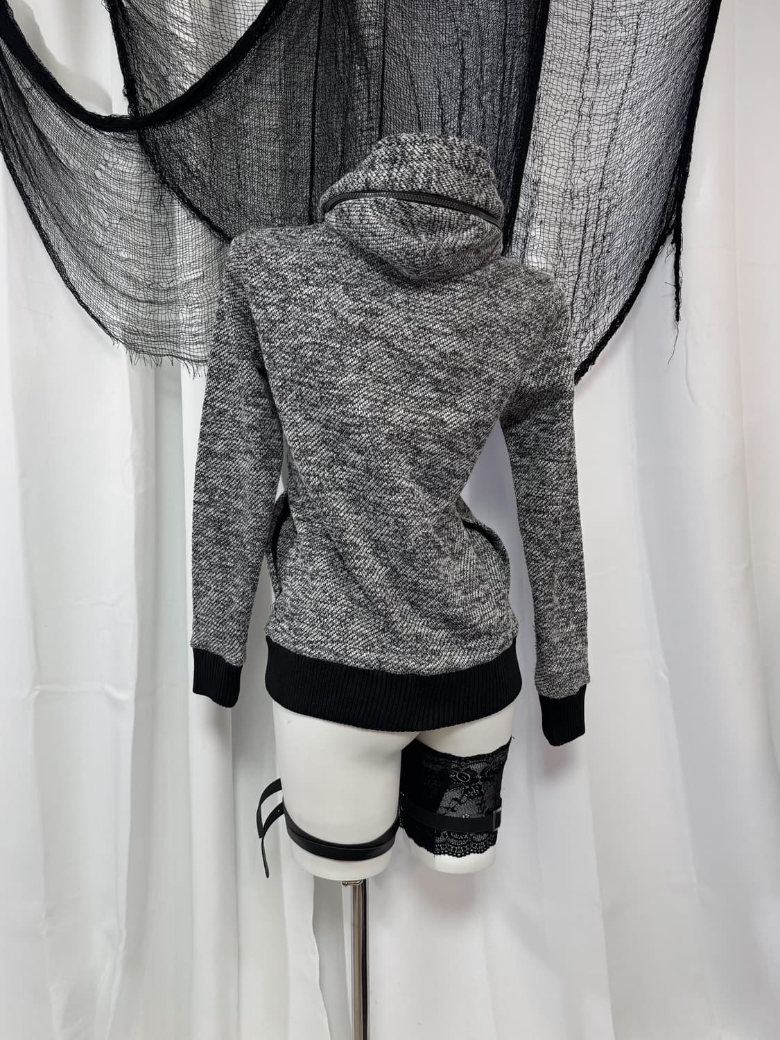gray zip up 상품이미지4