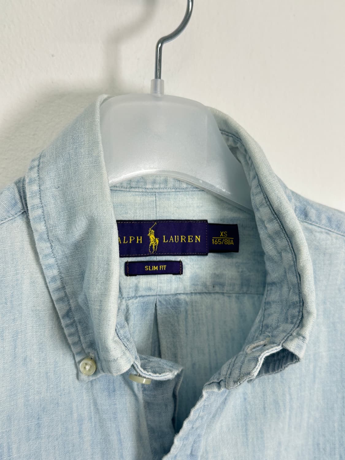 폴로샴브레이 멀티포니 셔츠 (실측44/55) 상품이미지3