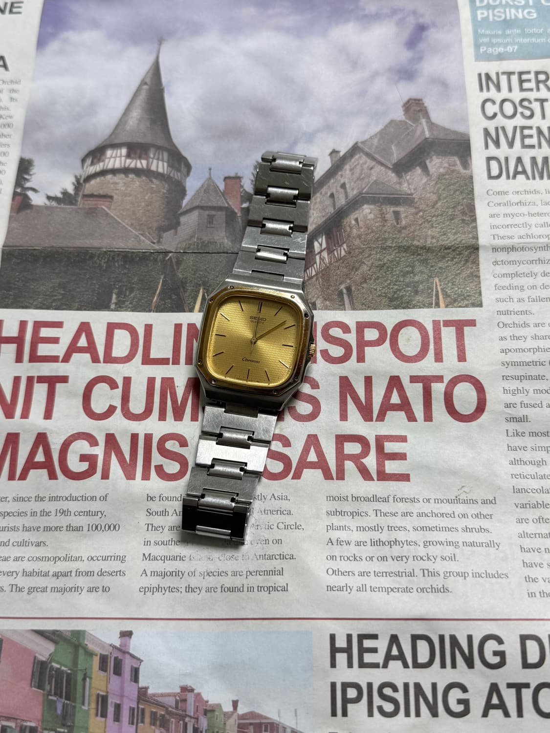 세이코 Seiko Chronos 쿼츠 콤비 상품이미지2