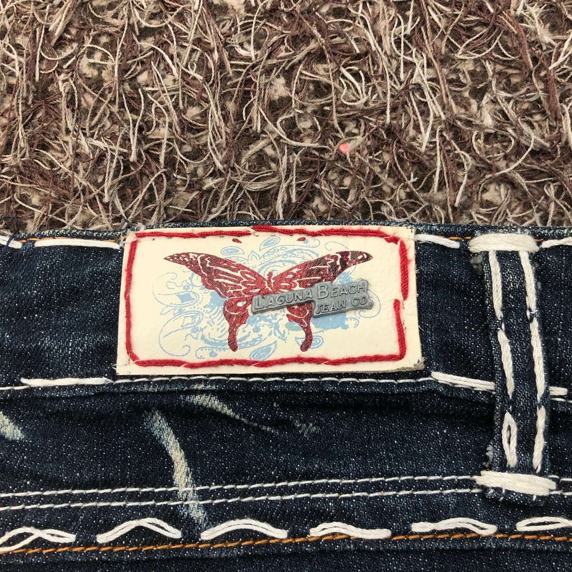 라구나비치 USA 스티치 워싱 데님 팬츠 상품이미지3