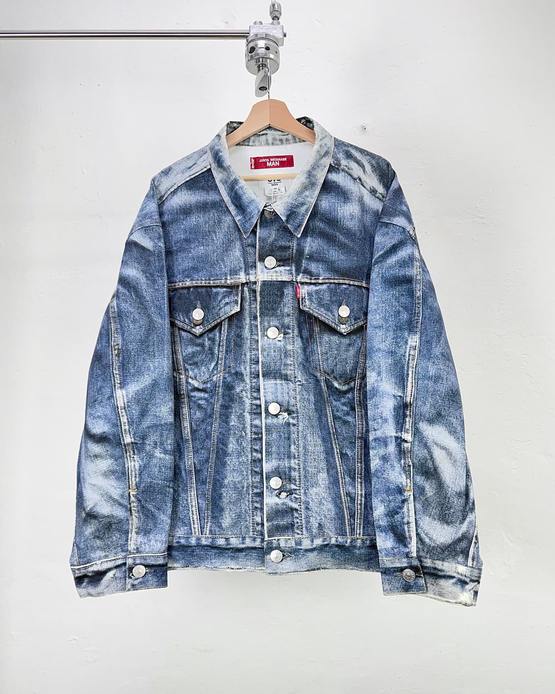 준야 와타나베 x 리바이스 x 베르베르진 25ss 트롱프뢰유 데님 자켓 상품이미지1