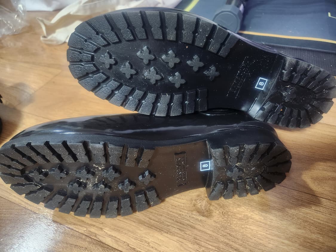 바버 인터내셔널 블랙 레인부츠 상품이미지3