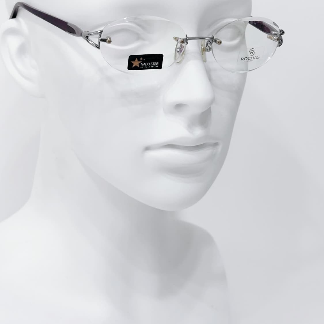 ROCHAS 라벤더 무테  데드스탁 빈티지안경 상품이미지6