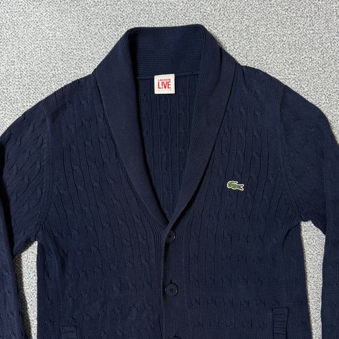 라코스테 숄카라 가디건 4사이즈 상품이미지2