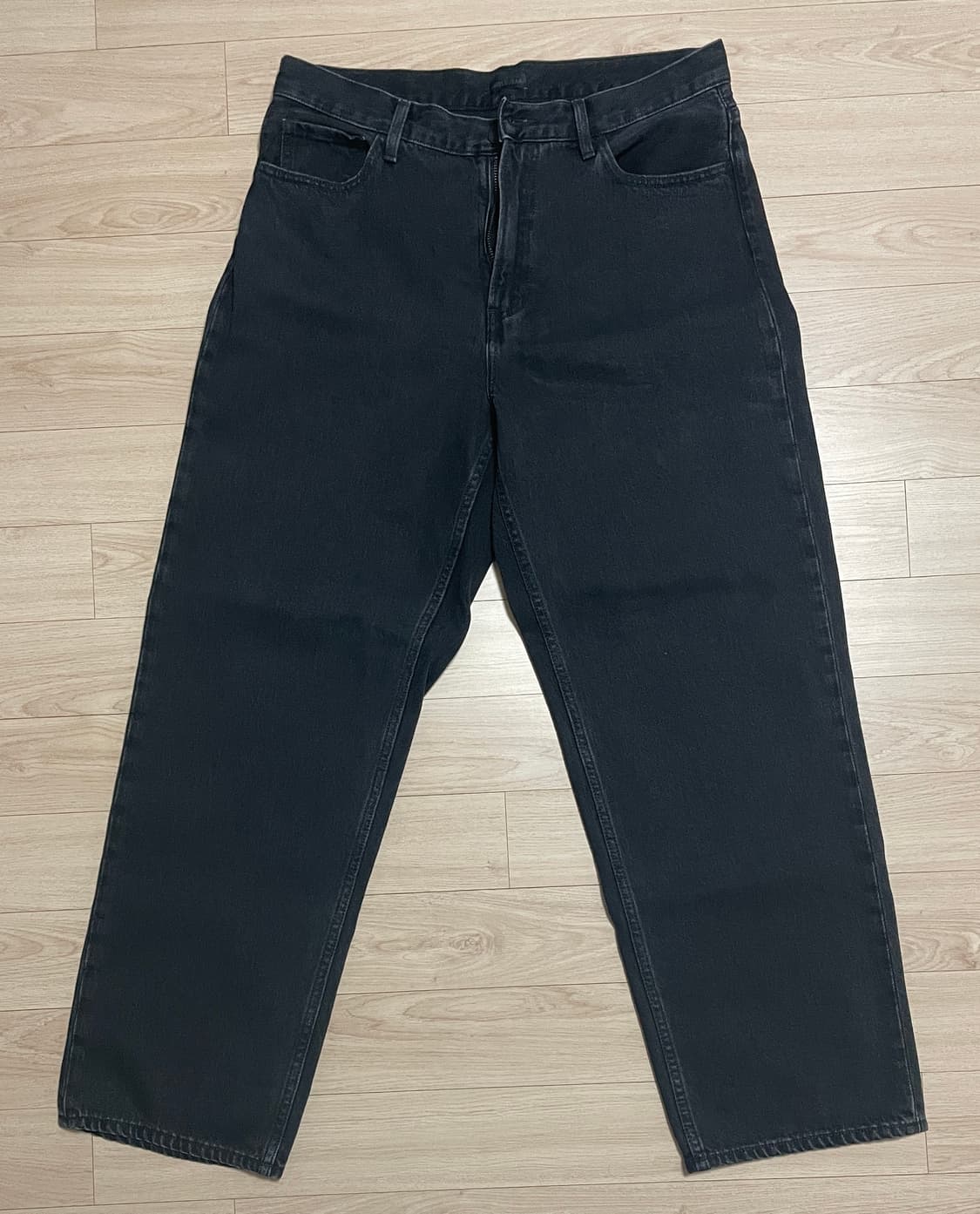 [새상품/33] 유니클로 와이드 스트레이트 진 상품이미지2