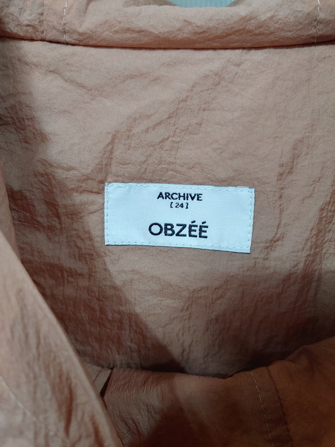 한섬 오브제 패커블 야상 바람막이 여성 Free 상품이미지6