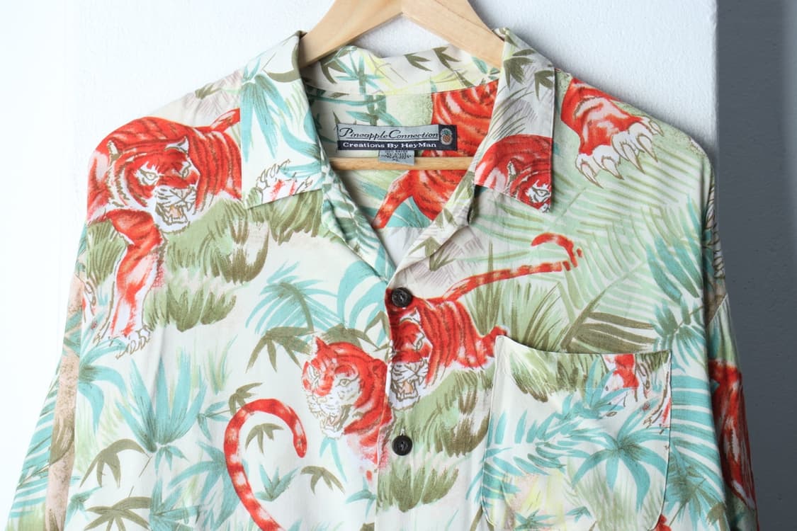 (XL-2XL) 파인애플커넥션 반팔셔츠 남방 90년대 USA-H33367 상품이미지3