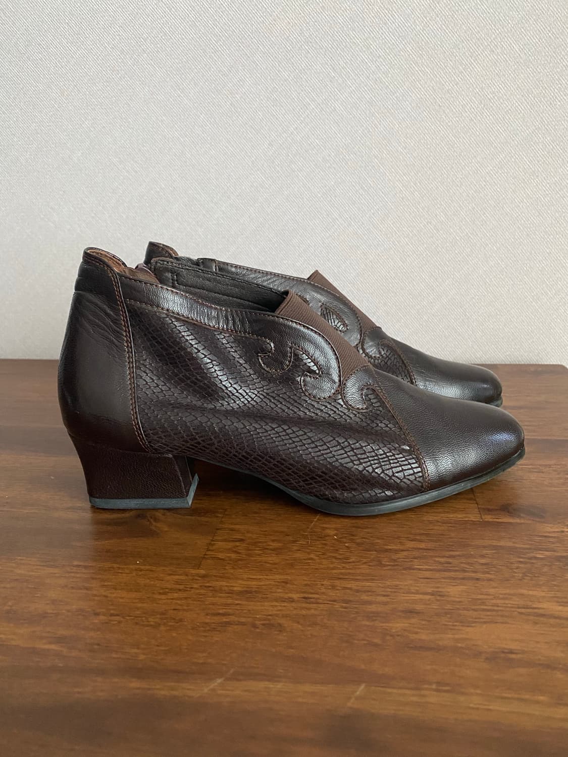 클라우드 천연 가죽 웨스턴스타일 부띠(235) 상품이미지2