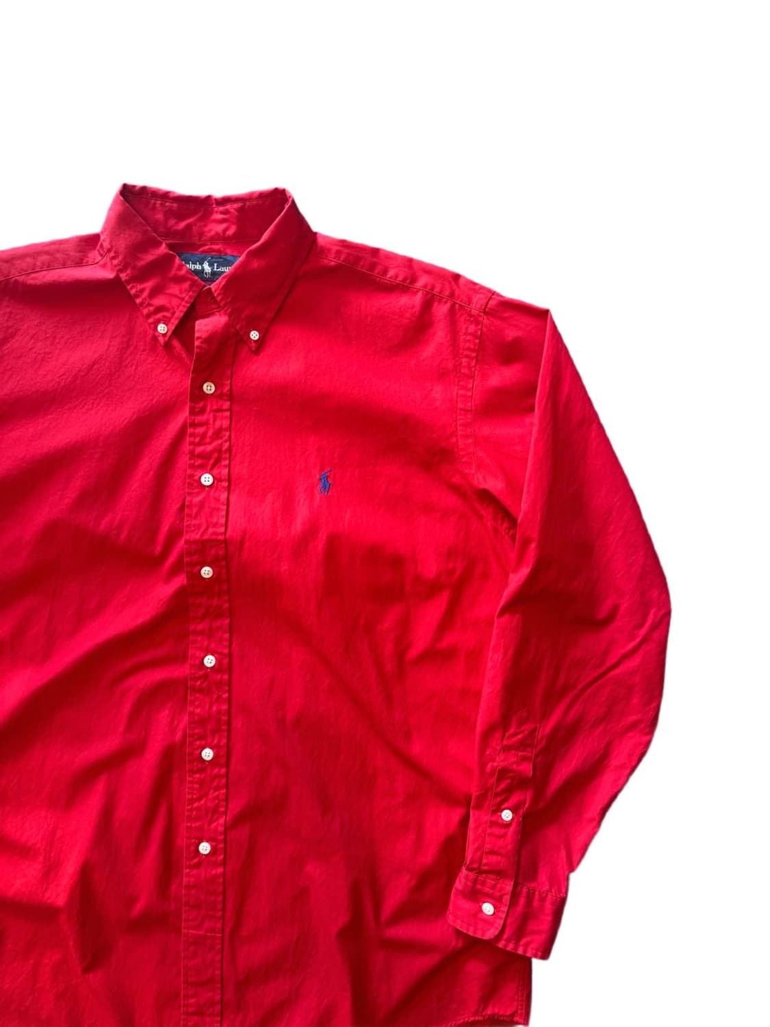 PRL button down solid shirts red 상품이미지3