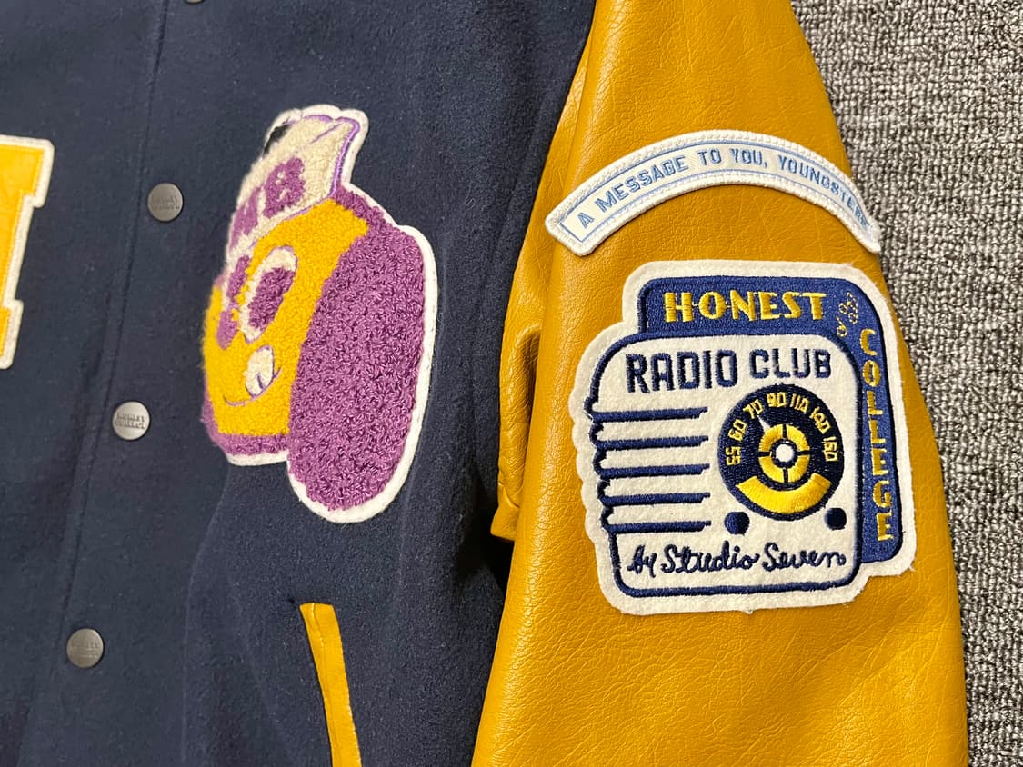 [95] 지유 G.U X HONEST COLLEGE 스타디움 자켓 상품이미지3