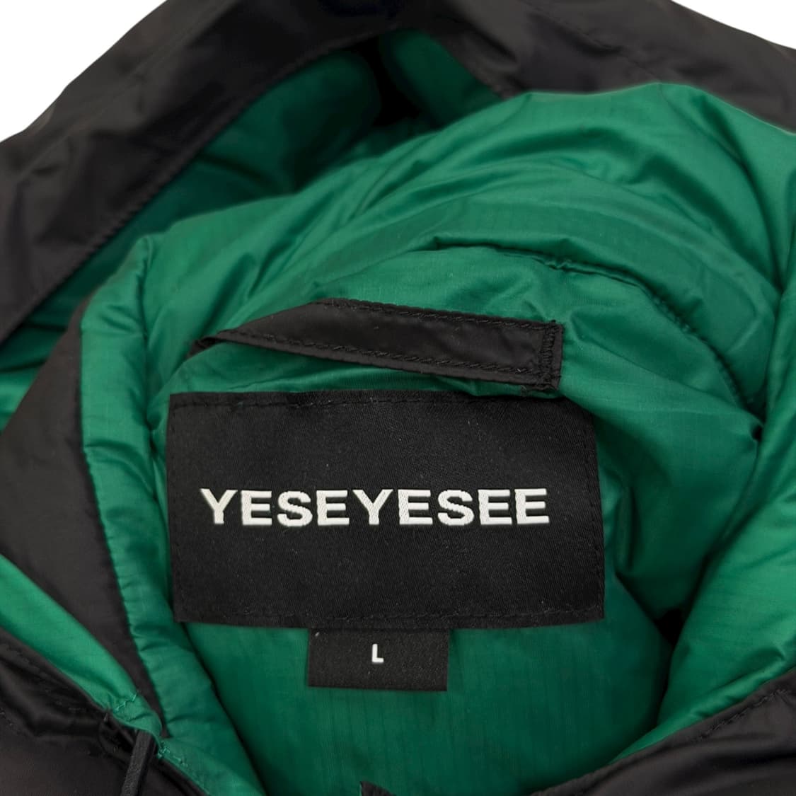 예스아이씨 후디드 다운 패딩 자켓 블랙 L 상품이미지4