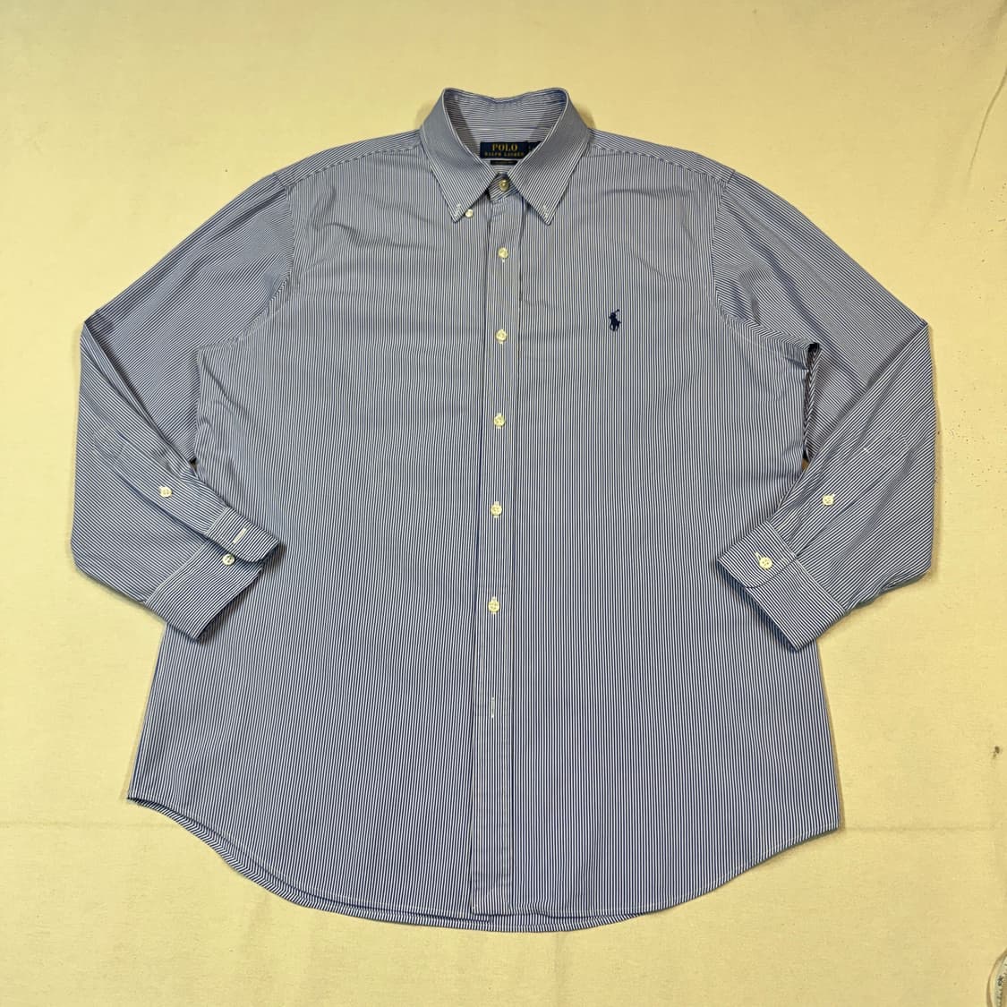 L) 폴로 랄프로렌 클래식핏 블루 스트라이프 포플린 셔츠 신형 상품이미지1