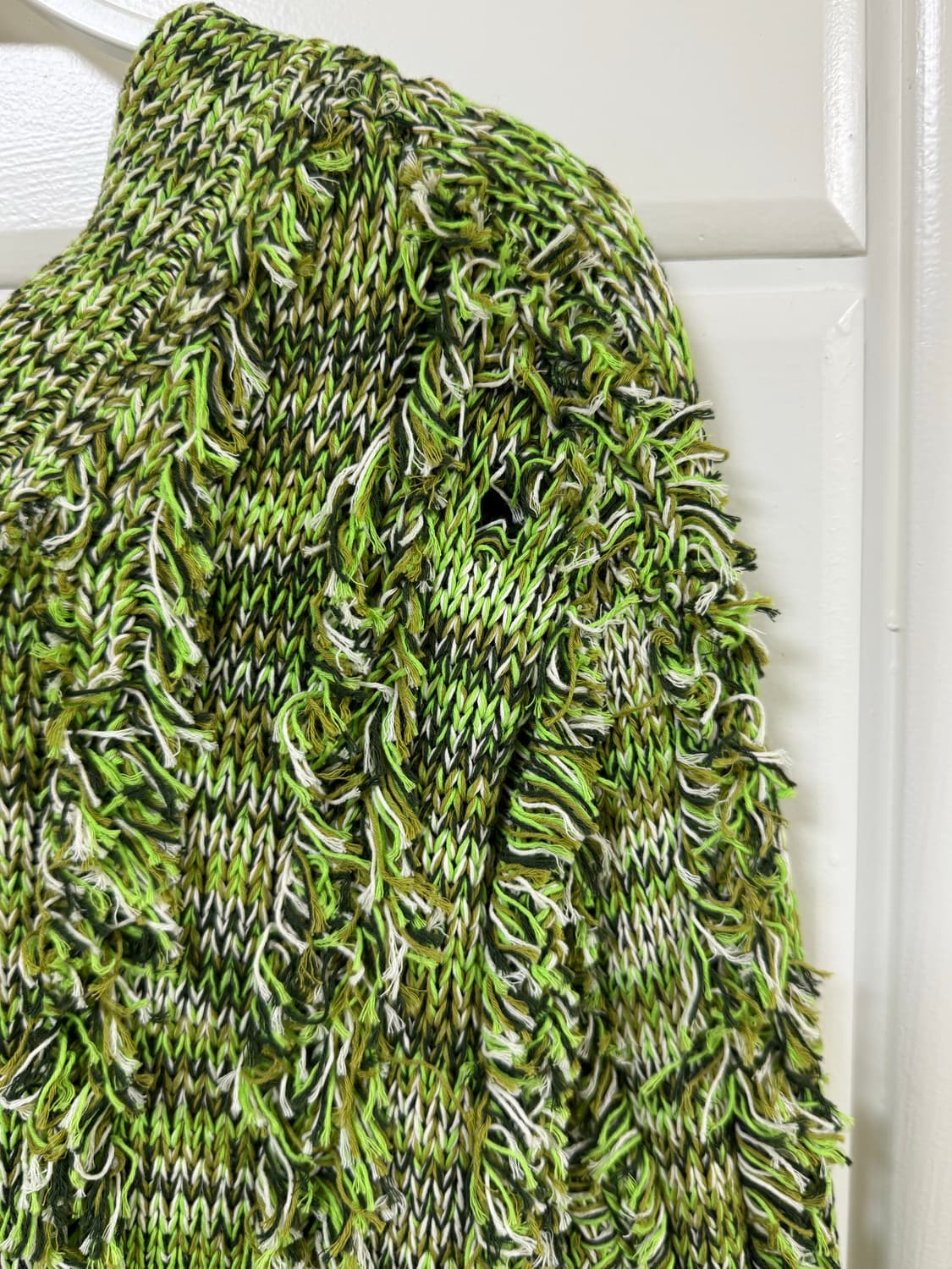 앤더슨벨 프린지 트웨이 가디건 그린 M 상품이미지10