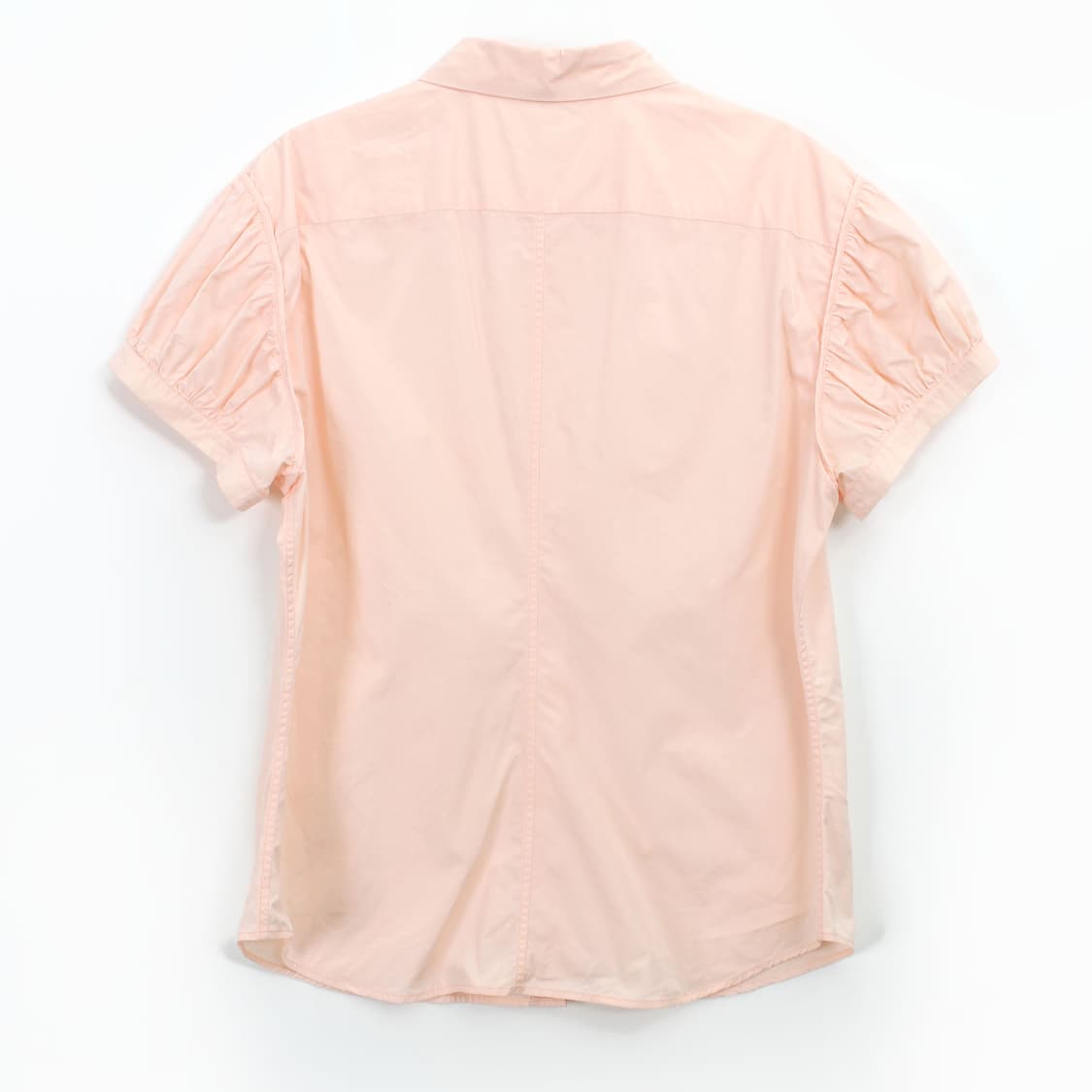 질샌더 Jilsander 빈티지 핑크 퍼프 프릴 블라우스 상품이미지5