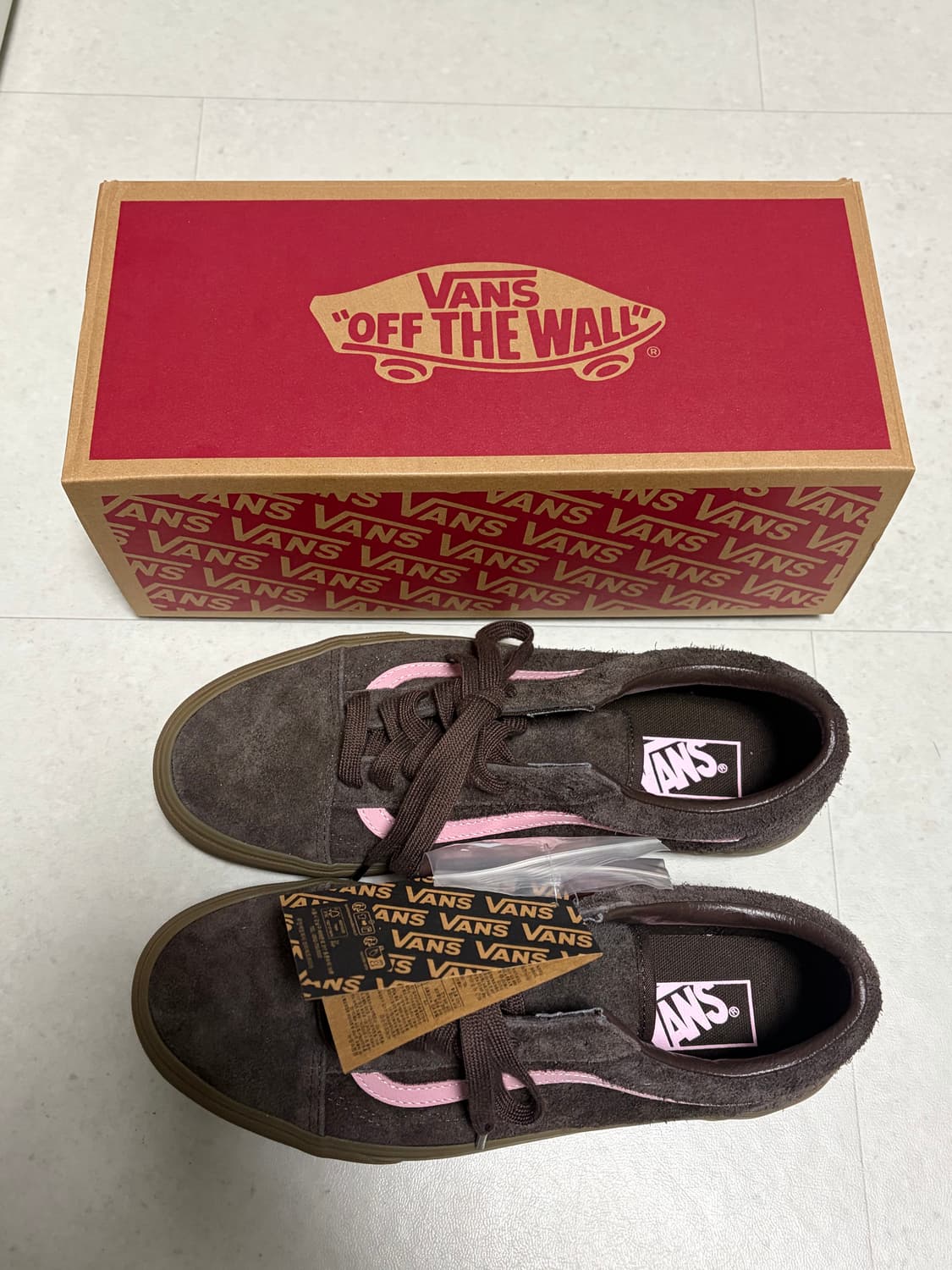 반스 올드스쿨 브라운핑크 260 (새거) 상품이미지1