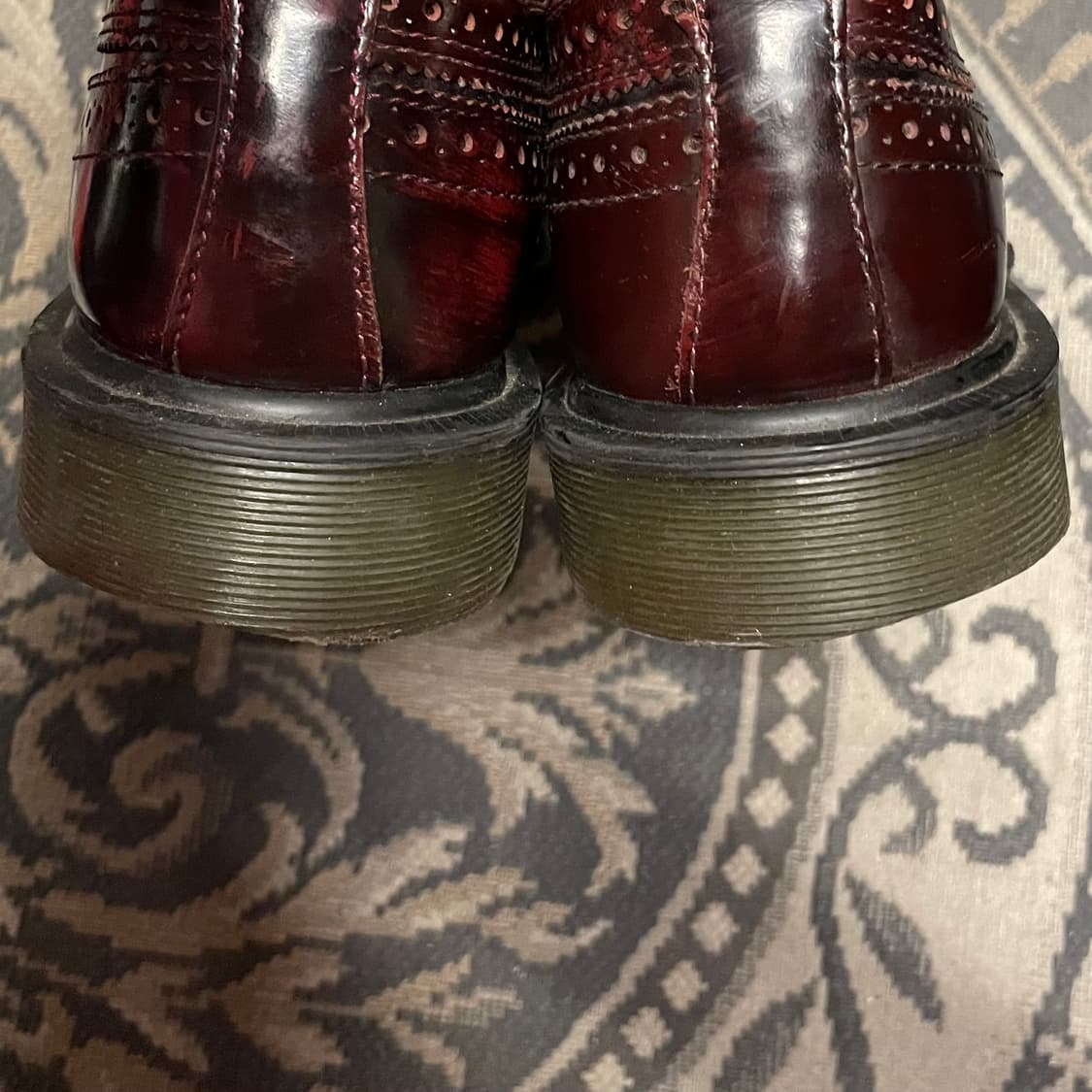 닥터마틴 3989 버건디 윙팁 구두   상품이미지5