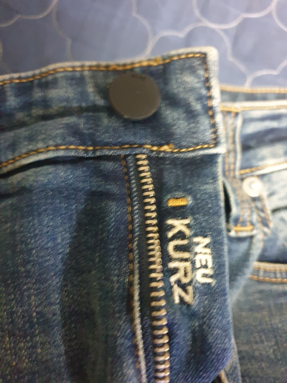 플랙 빈티지워싱 ISKO원단 NEU KURZ 슬림핏 데님팬츠 (M) 상품이미지3