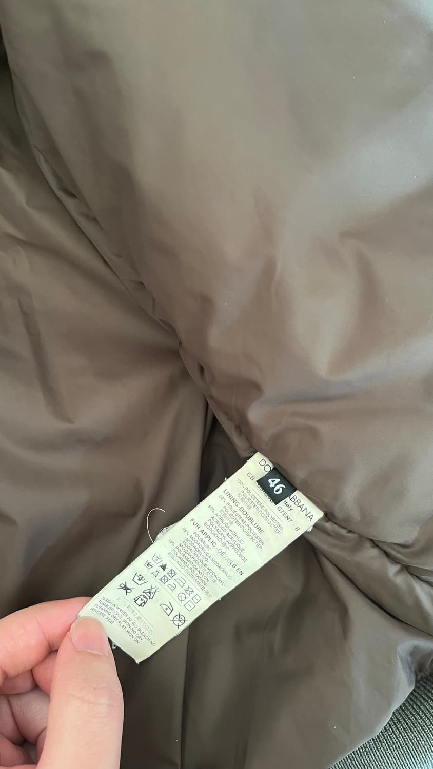 돌체앤가바나 n2b 봄버 패딩 46사이즈 상품이미지5