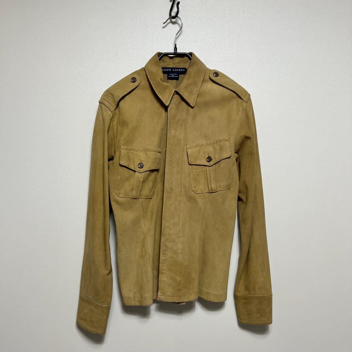 랄프로렌 스웨이드 레더 셔츠 자켓 8사이즈 상품이미지1