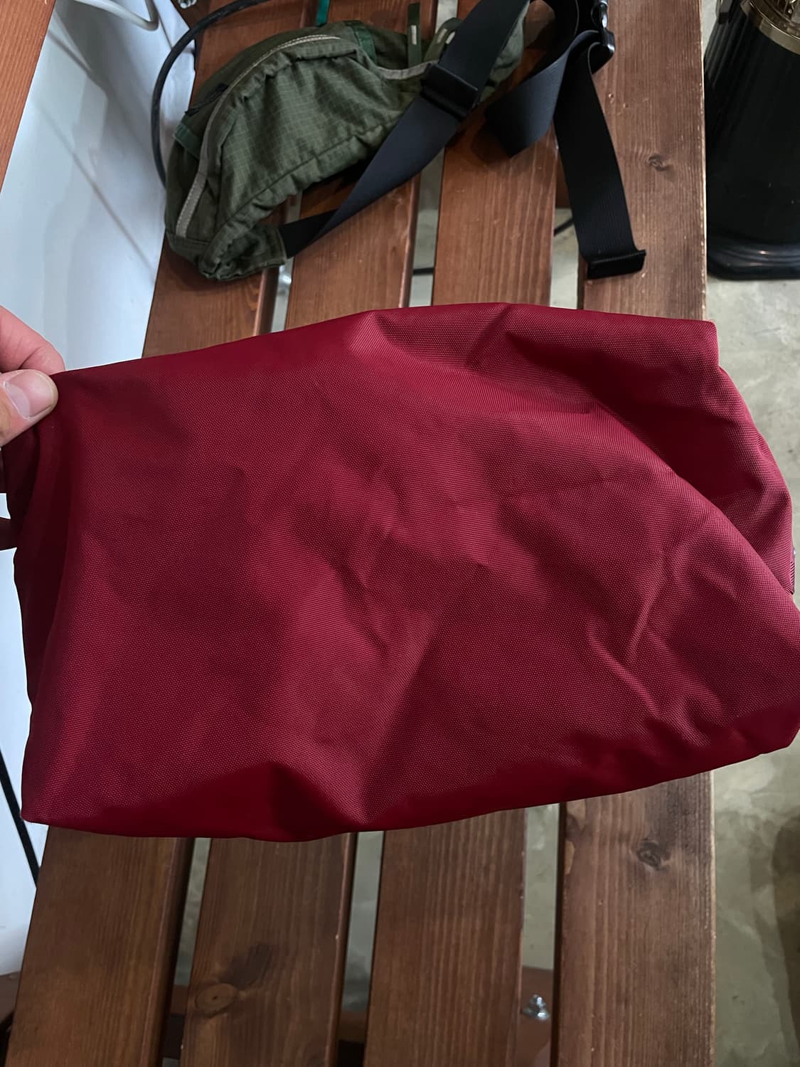 몽벨 재팬 크로스백 레드 상품이미지4