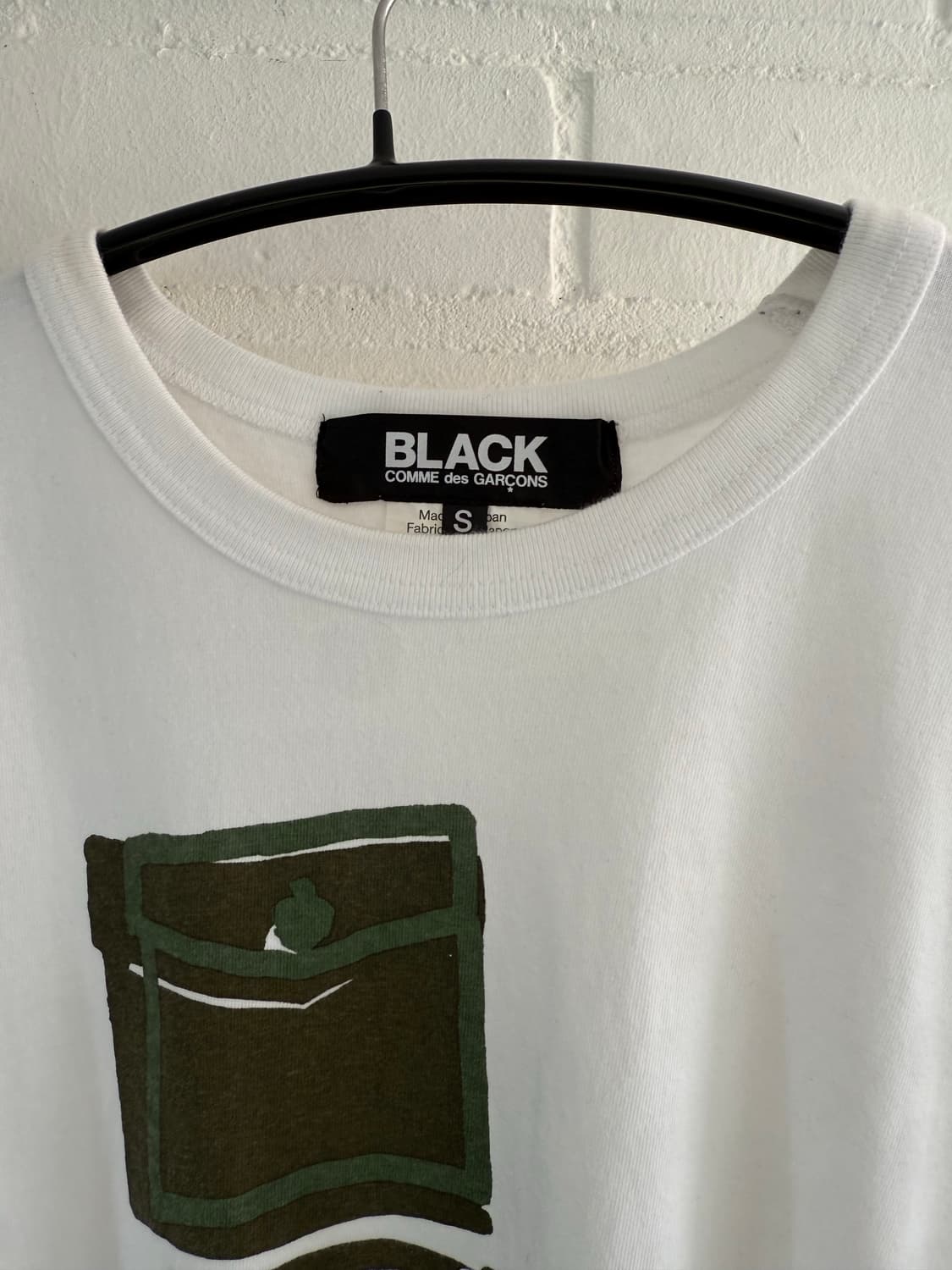 꼼데가르송 블랙 반팔 티셔츠 상품이미지3