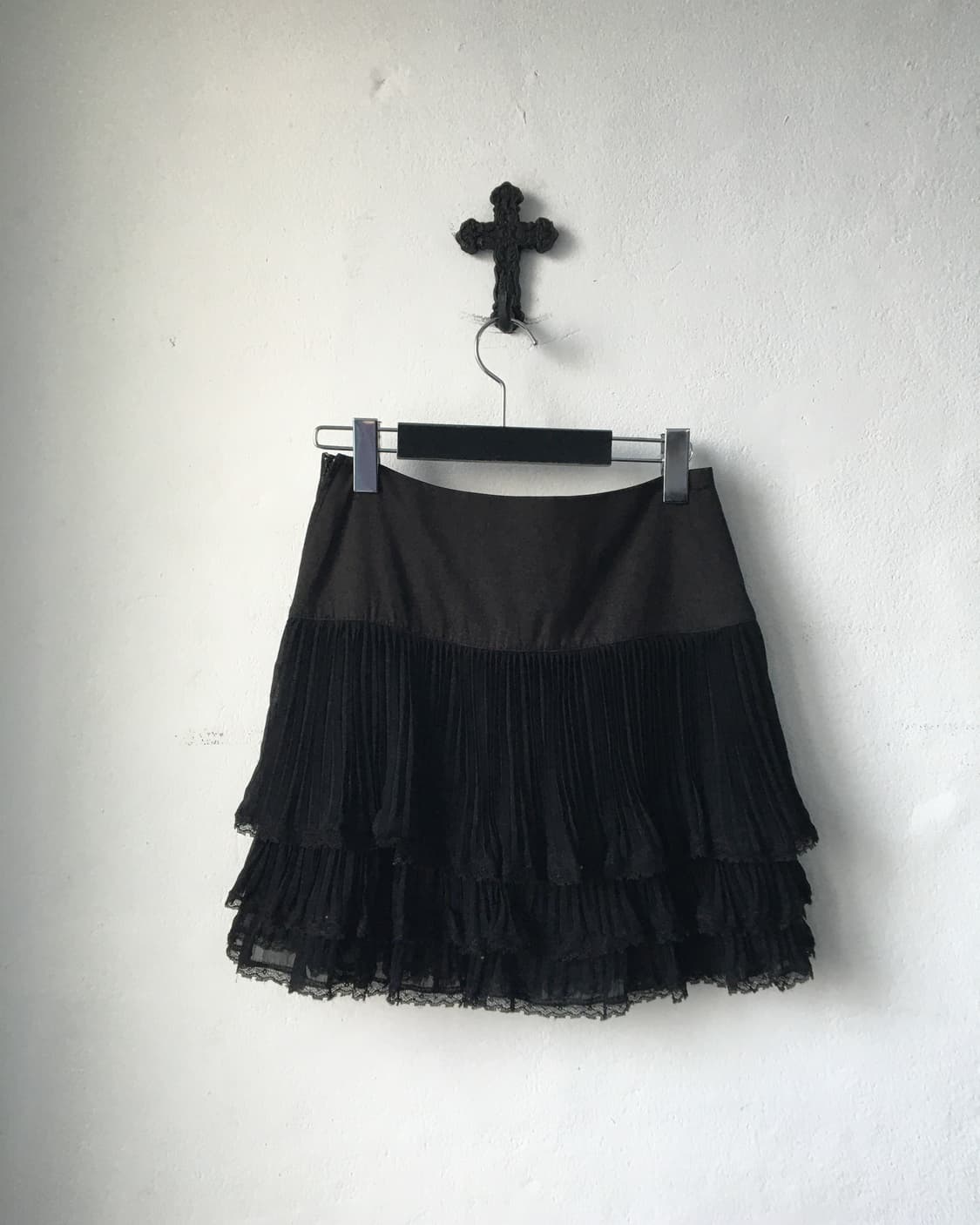 Lace up point layer skirt 상품이미지2