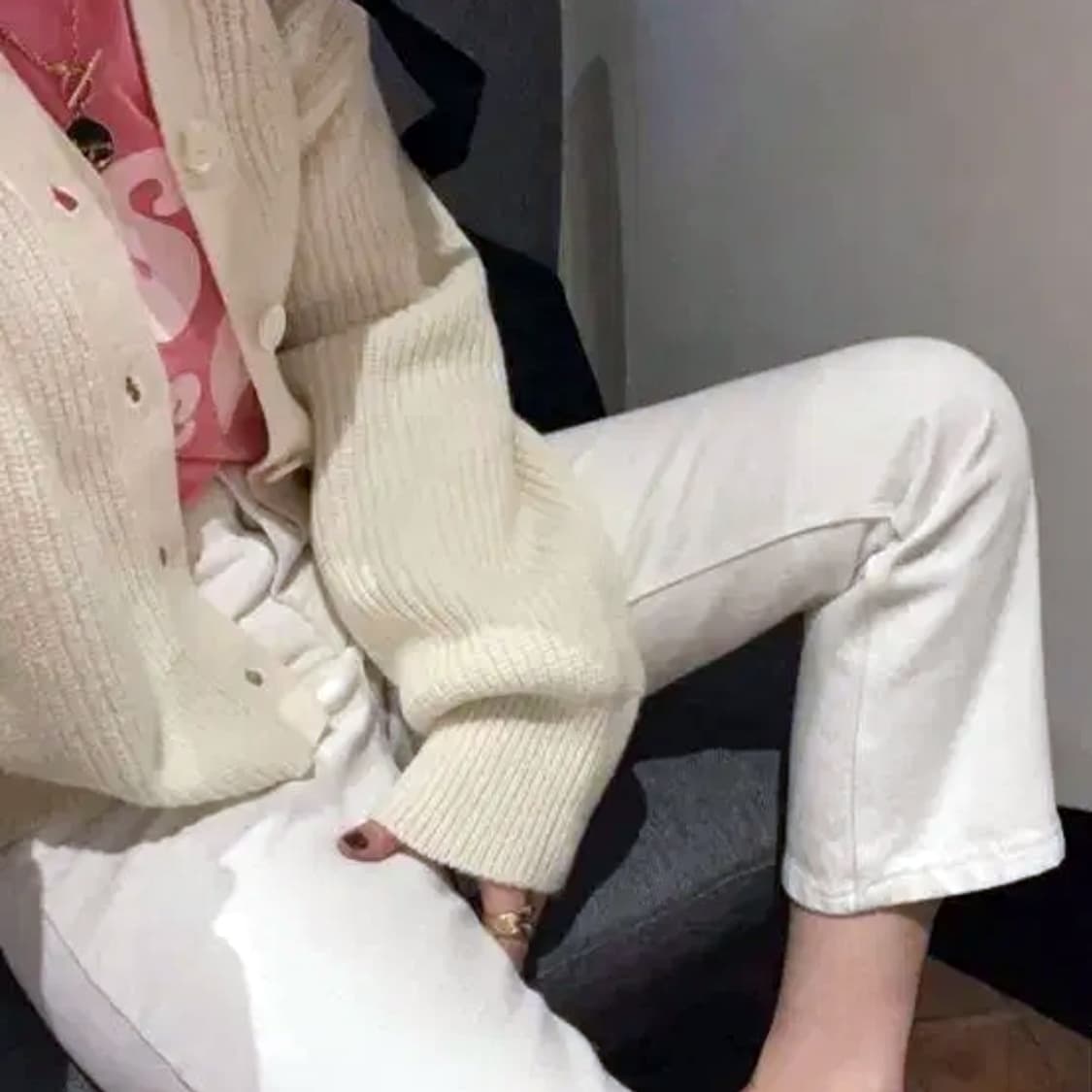 유니제이(Unijay) 클로버 가디건 프리사이즈 새상품 상품이미지3