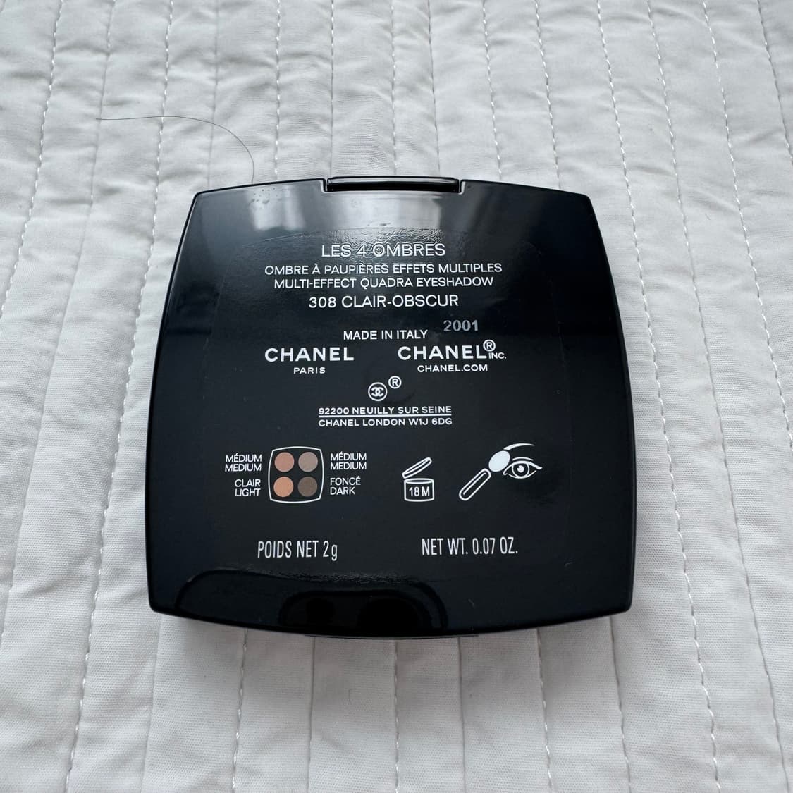 샤넬 섀도우 팔레트 레 꺄트르 옹브르 308 상품이미지3