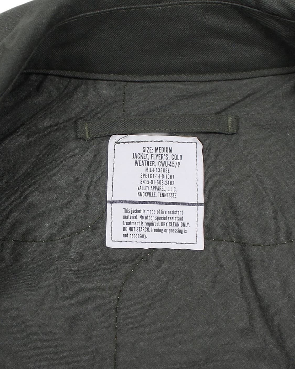 2014 US Army 미군 CWU-45/P 플라이트 자켓 밀리터리 상품이미지5