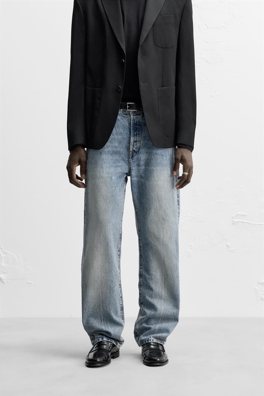 자라 오리진 라이트 블루 스트레이트 진 31사이즈 상품이미지3