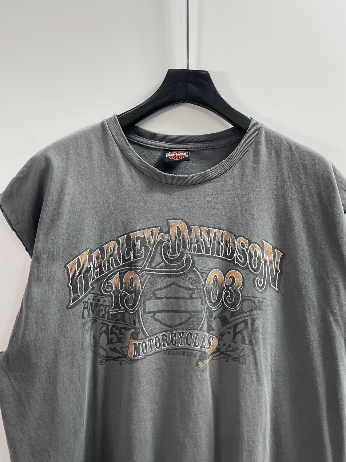 할리데이비슨 그래픽 오버핏 나시 (on.747) 상품이미지2