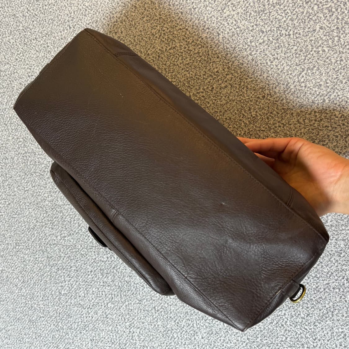 코치 가죽 토트백 브라운 상품이미지6