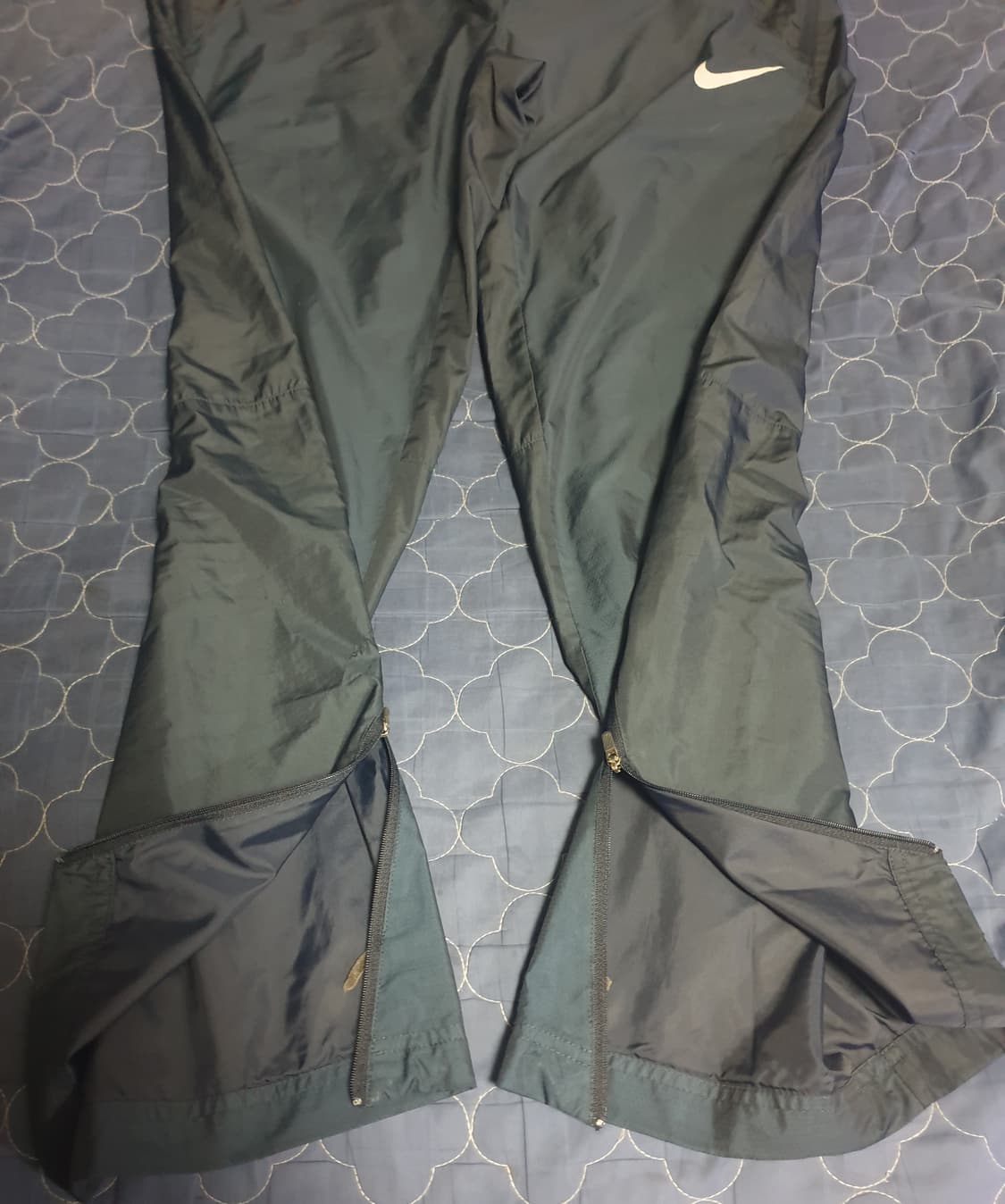 (09s) 나이키 스톰핏 솔로스우시 밑단집업 와이드 트랙팬츠 (L) 상품이미지3