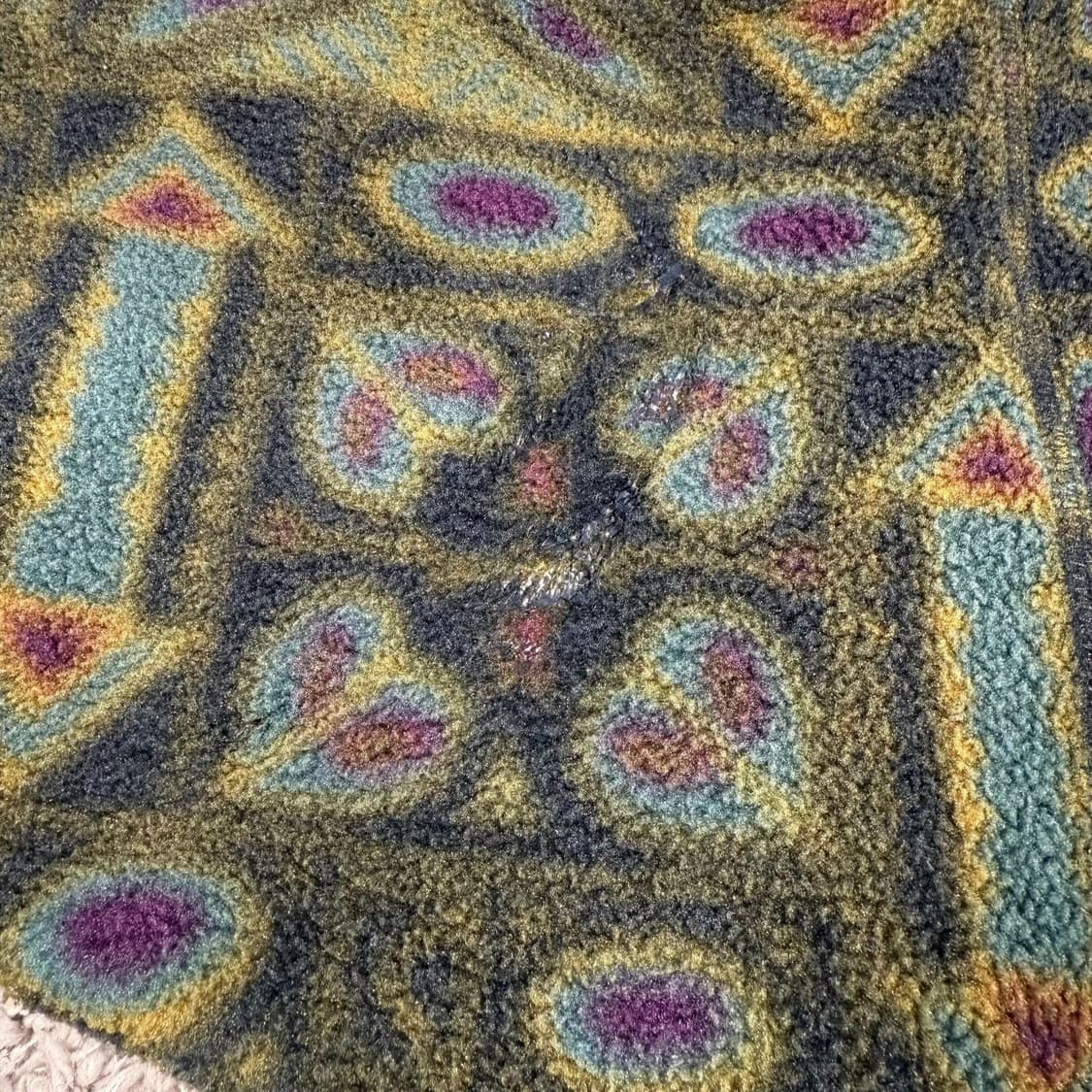 90s 파타고니아 신칠라 스냅-T 하프집 패턴/멀티 USA 상품이미지6