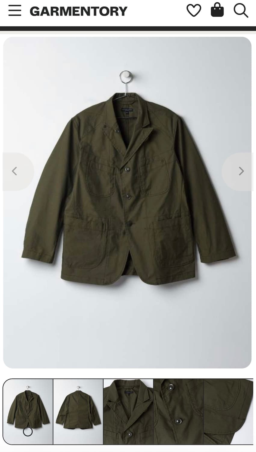 엔지니어드 가먼츠 베드포드 cp 포플린 S 사이즈 상품이미지4