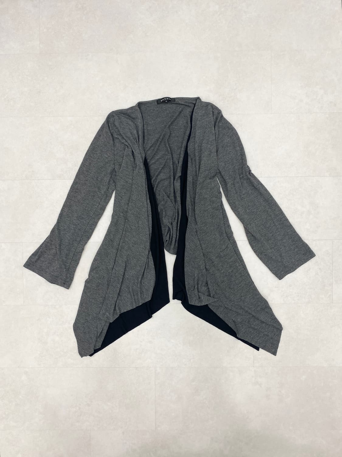 Layered Asymmetric Drape Cardigan 상품이미지4