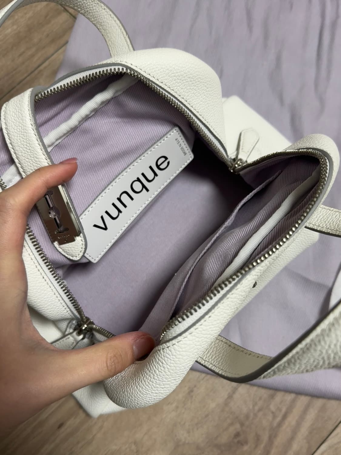 분크 토크 토트백 화이트 스몰 상품이미지6