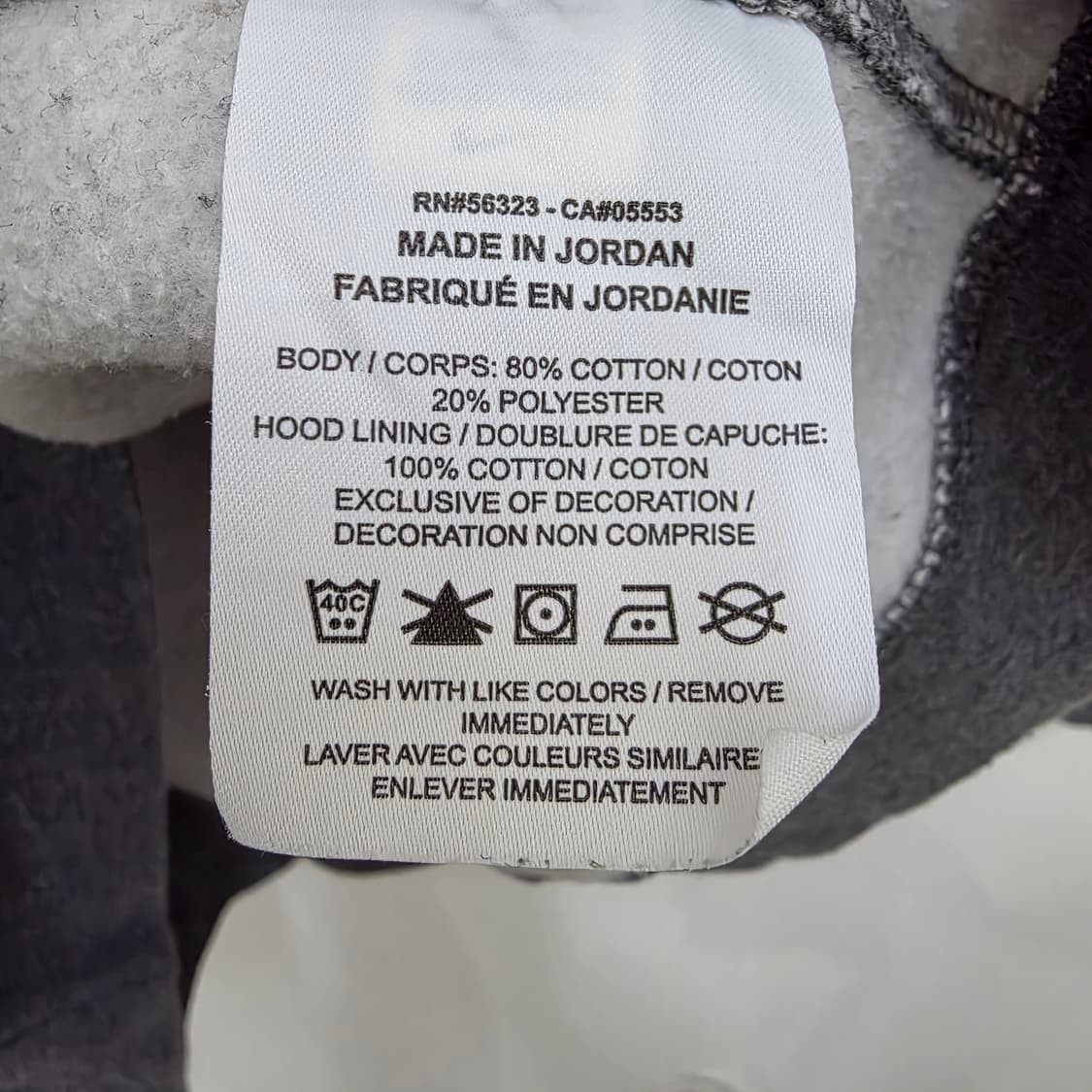 나이키 클럽 플리스 스우시 차콜 기모 후드티 상품이미지8