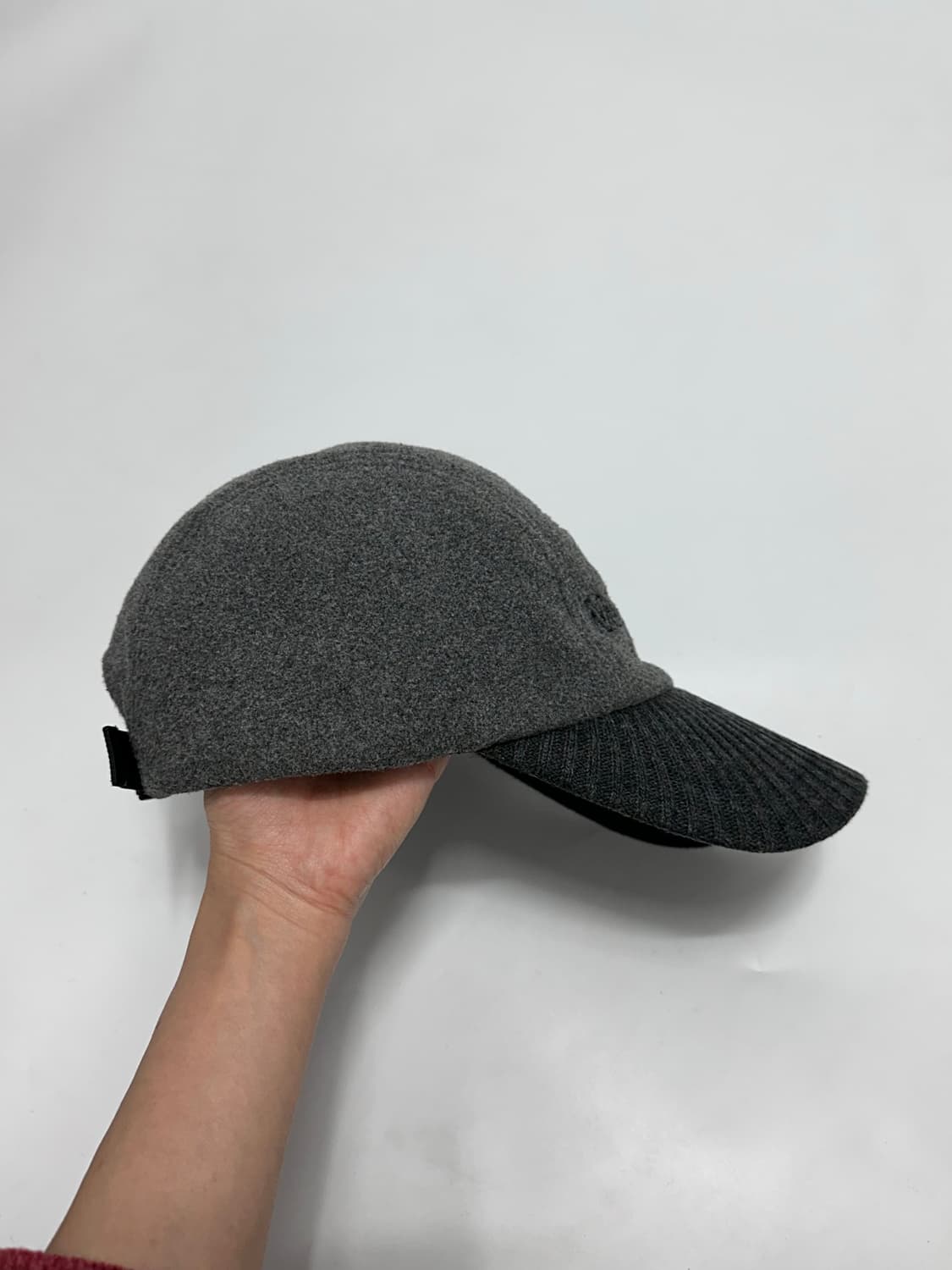 노스페이스 빅로고 플리스 기모 볼캡 상품이미지6