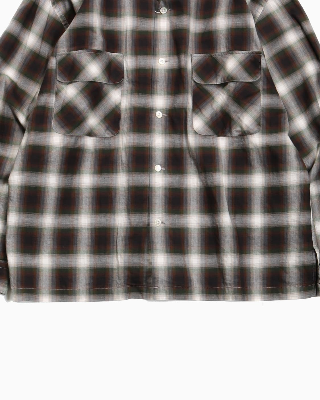 저널스탠다드 스티드 옴브레 체크셔츠 상품이미지4