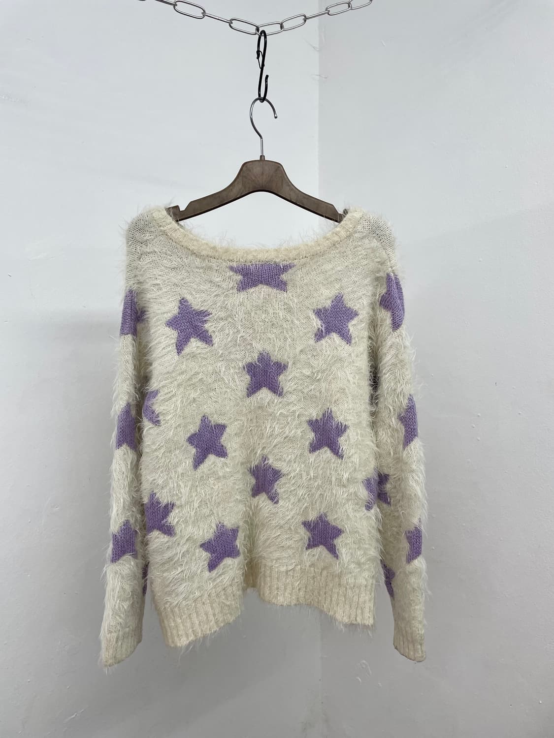 모리 스타 헤어리 니트 상품이미지5