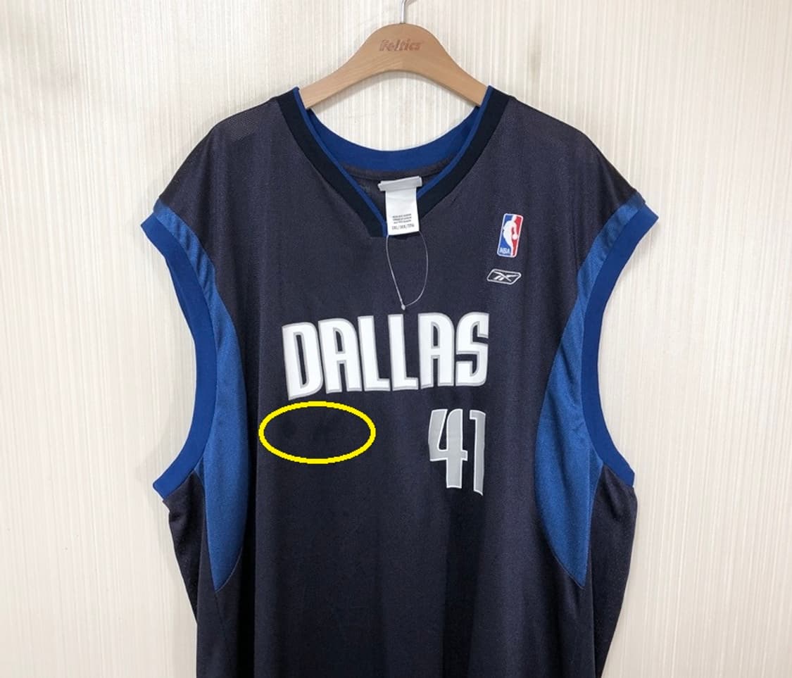 NBA 리복 댈러스메버릭스 유니폼/올드져지 3X #41 노비츠키 상품이미지10