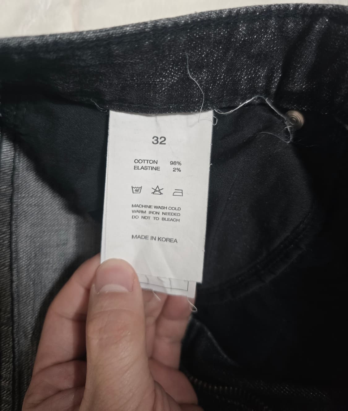 (새상품)브랜디드 1820 블랙 스탠다드4 데님진

32 상품이미지4