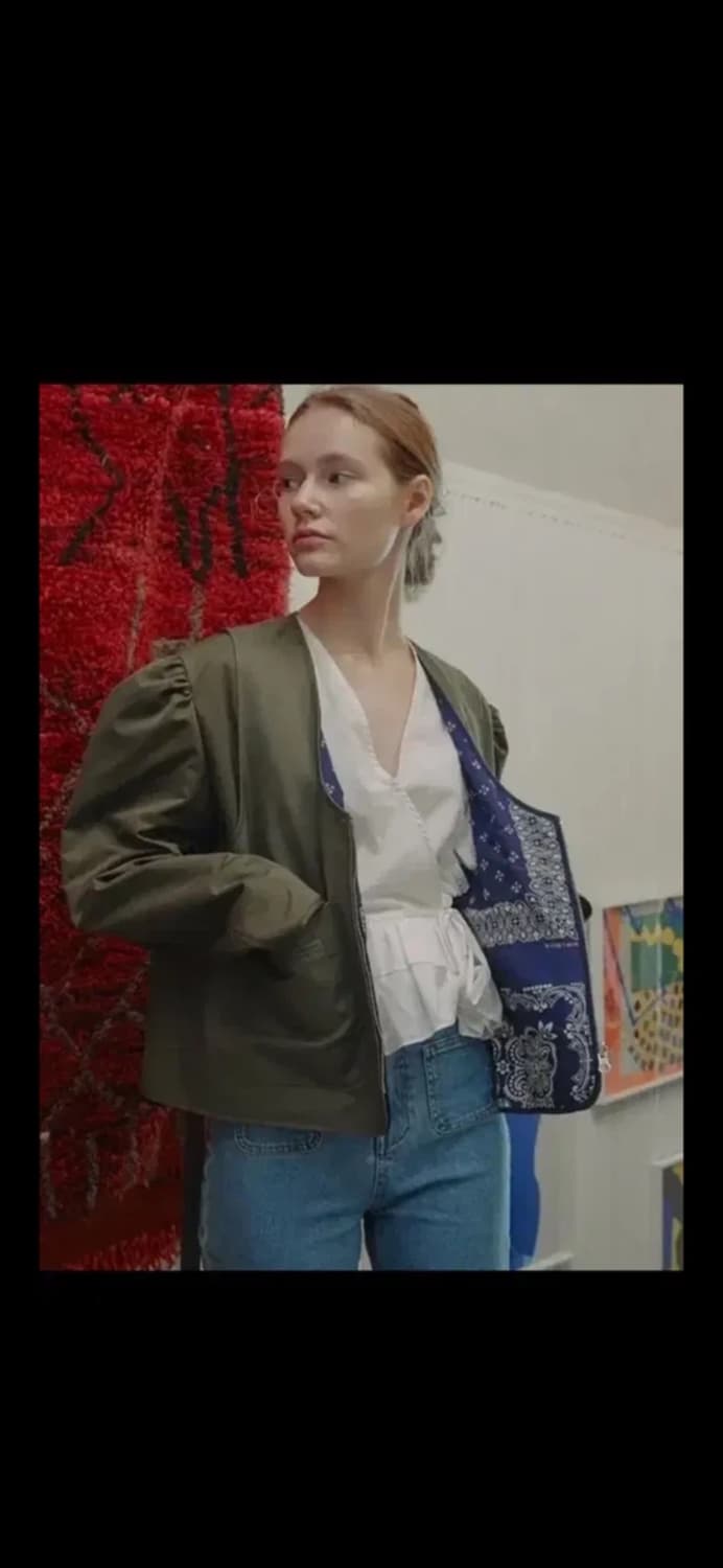 Voca vaca 보카바카 페이즐리 리버시블 자켓 상품이미지2