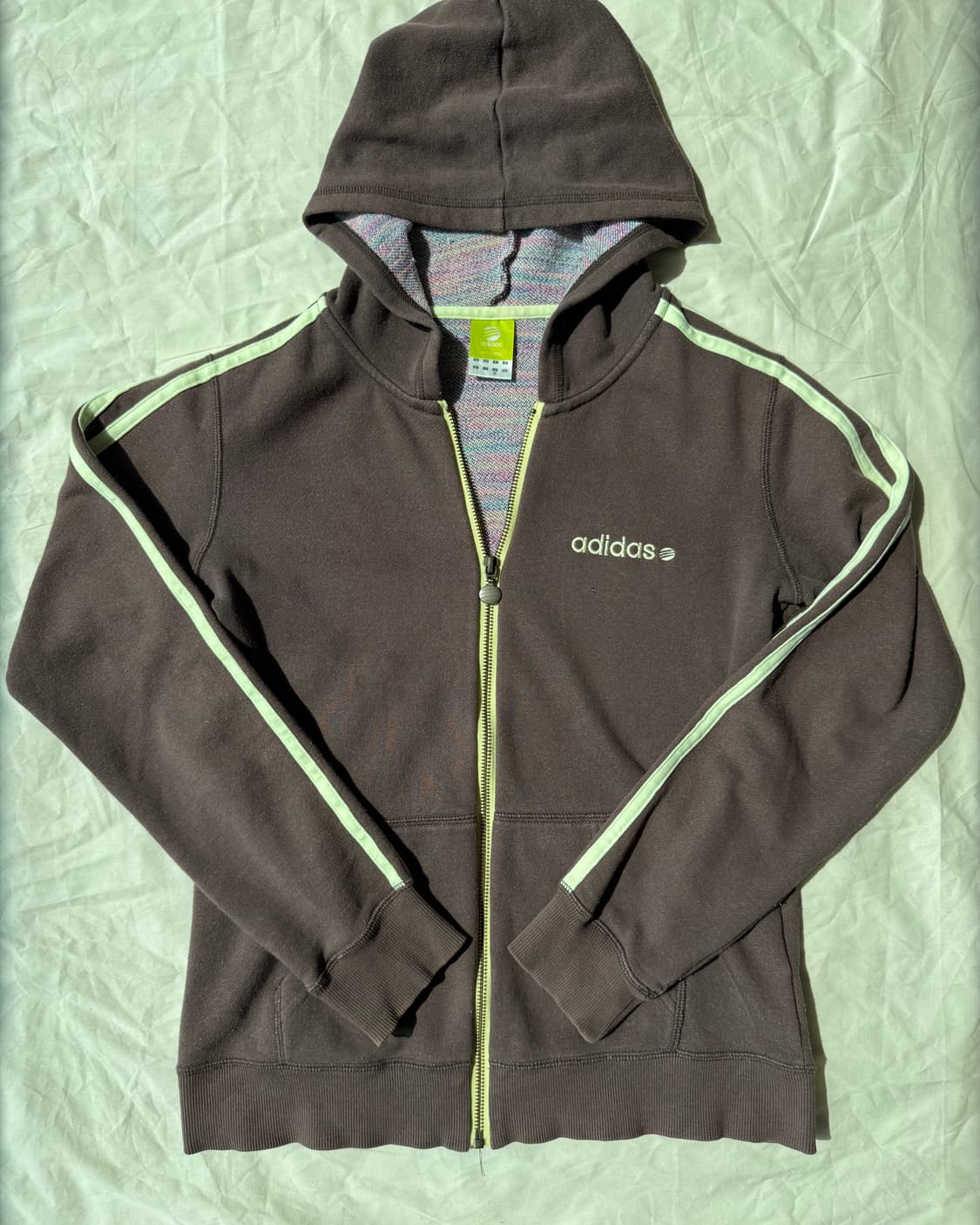 브라운 아디다스 집업 상품이미지1