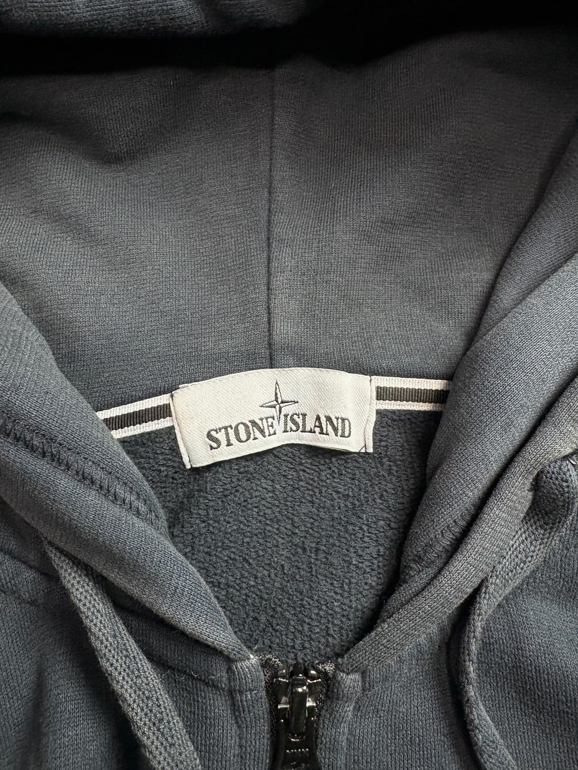 스톤아일랜드 사이드 와펜 코튼 플리스 후디집업 2314 상품이미지3