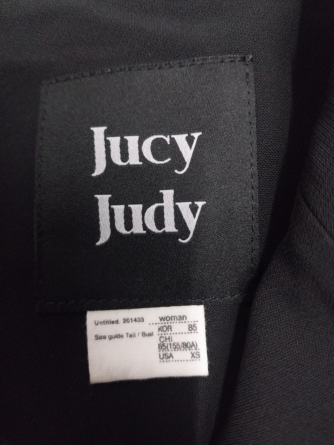 Jucy Judy 블랙 크롭 블레이저 85 (44반-55) 상품이미지3